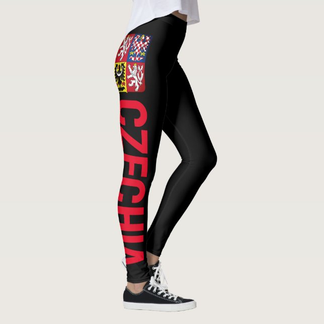 Tjeckien jackar om arm leggings (Höger)