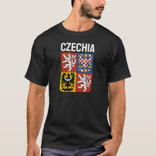 Tjeckien jackar om arm t shirt