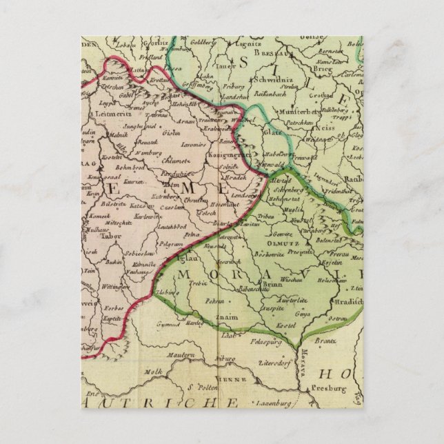 Tjeckien och Polen Vykort (Framsida)