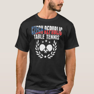 Tjeckien Ping Pong Czech Bord Tennis Supp T Shirt
