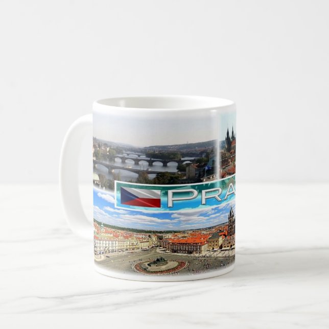 Tjeckien - Prag - Prag - Praha - Kaffemugg (Framsida vänster)