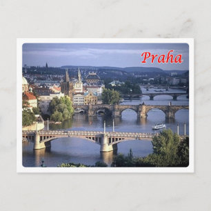 Tjeckien - Prag - Vykort