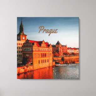 Tjeckiens Prag-huvudstad Canvastryck