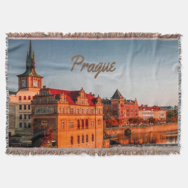 Tjeckiens Prag-huvudstad Filt (Framsidan)