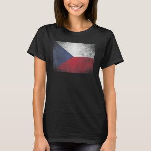 Tjeckiens Pride Land Home Matching Flagga T Shirt