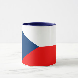 Tjeckisk flagga combo mugg