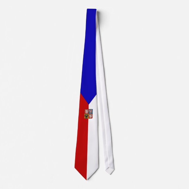 Tjeckisk flagga slips (Framsida)