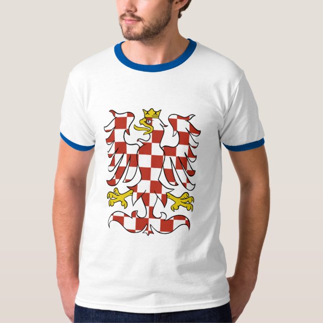 Tjeckisk Moravian örnT-tröja Tee Shirt (Framsida)