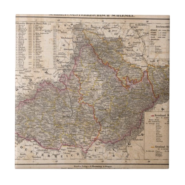 Tjeckisk republik kakelplatta (Framsidan)