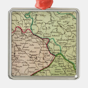 Tjeckisk republik och Polen Julgransprydnad Metall