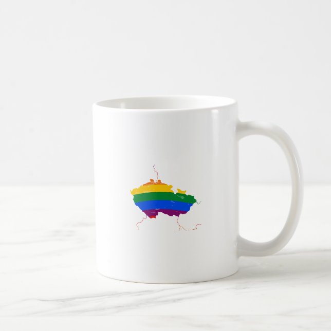 TJECKISK REPUBLIKGAY PRIDE KAFFEMUGG (Höger)