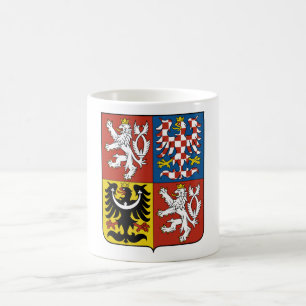 Tjeckisk republikvapensköld CZ Kaffemugg
