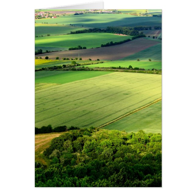 Tjeckiska centralberg hälsningskort (Framsidan)