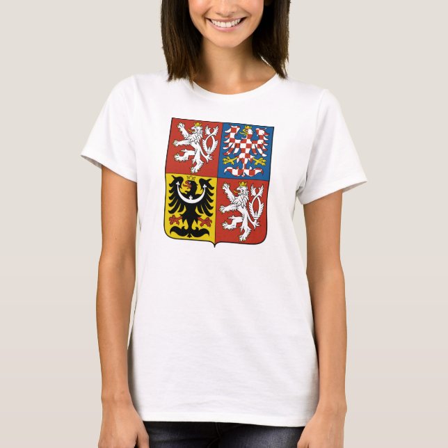 tjeckiska emblem t shirt (Framsida)
