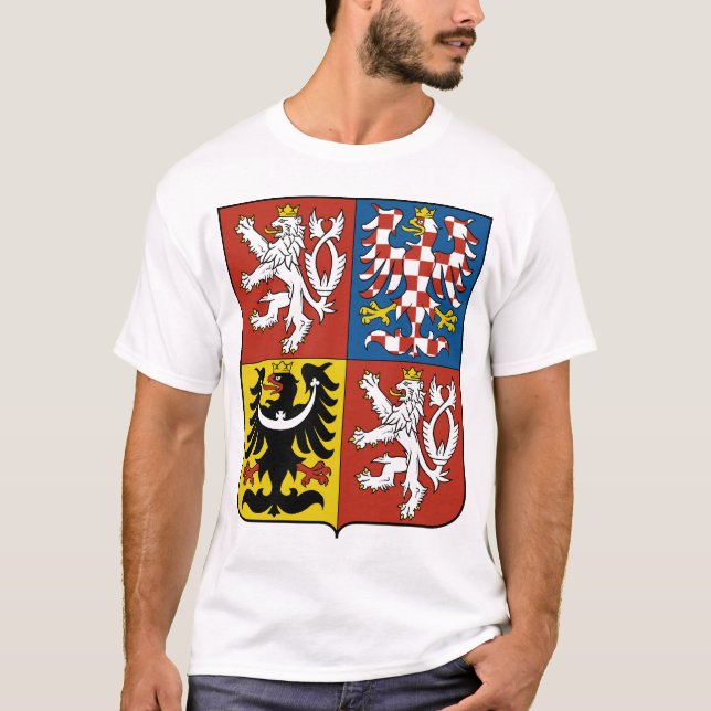 tjeckiska emblem t shirt (Framsida)
