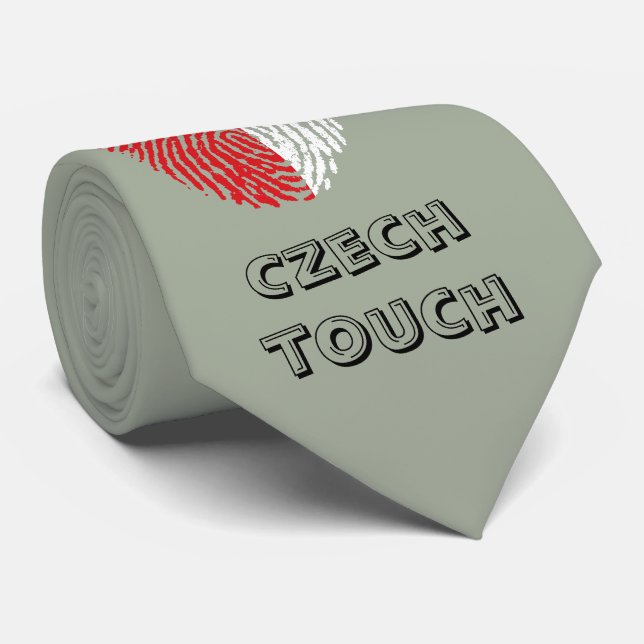 Tjeckiska fingeravtryck, flagga slips (Rullad)