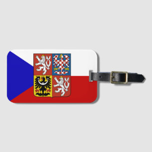 Tjeckiska flagga bagagebricka