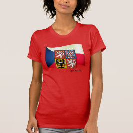 Tjeckiska flagga, Emblem och Tjeckiska republiken T Shirt