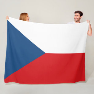 Tjeckiska Flagga Fleecefilt