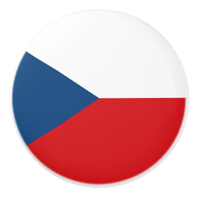 Tjeckiska Flagga Knopp (Framsidan)