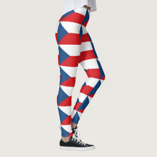 Tjeckiska flagga leggings