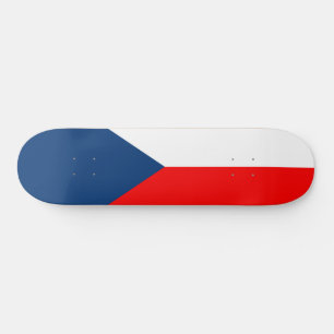 Tjeckiska Flagga Mini Skateboard Bräda 18,5 Cm