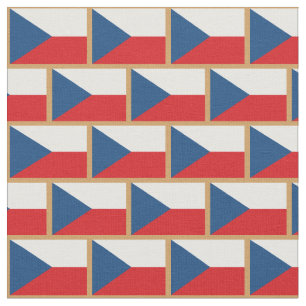 Tjeckiska Flagga och tjeckiska mode Fabric/sport Tyg