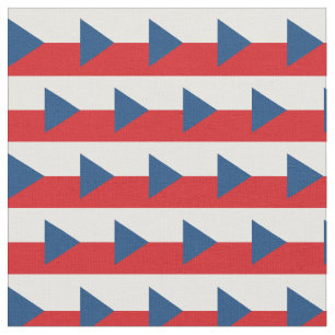 Tjeckiska Flagga och tjeckiska Trendiget Fabric/mo Tyg