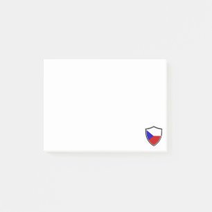 Tjeckiska flagga post-it block