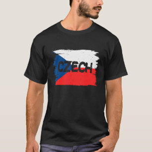 Tjeckiska Flagga T Shirt