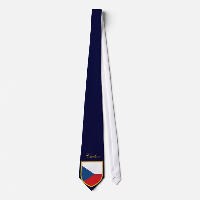 Tjeckiska Flagga Tie Slips (Framsida)