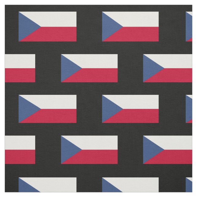 Tjeckiska Flagga Tyg (Provkarta)