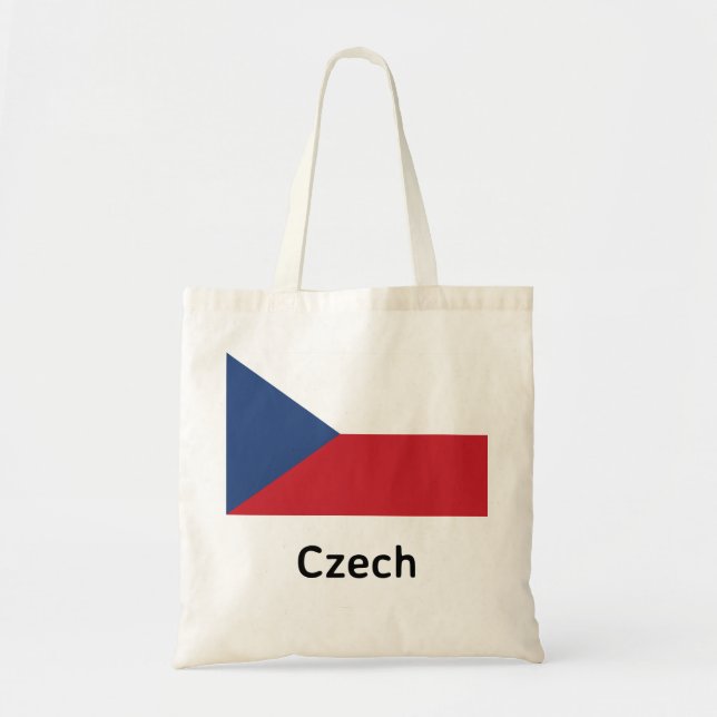 Tjeckiska Flagga Tygkasse (Framsidan)