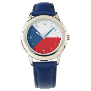 Tjeckiska flaggan armbandsur