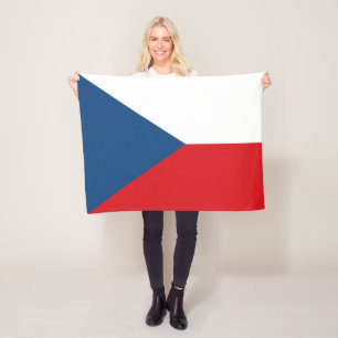 Tjeckiska flaggan fleecefilt