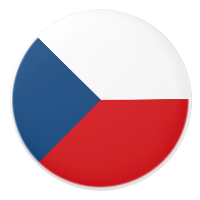 Tjeckiska flaggan knopp (Framsidan)