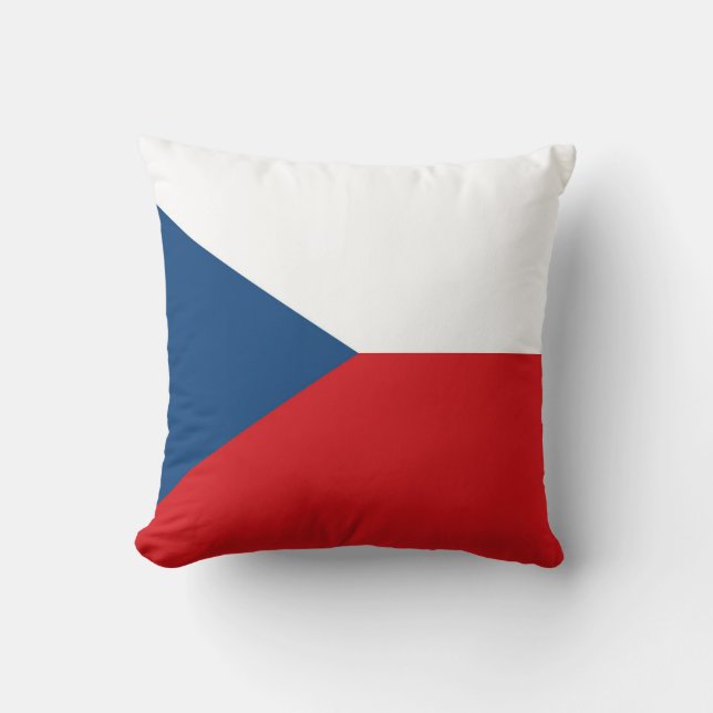 Tjeckiska flaggan kudde (Framsida)