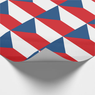 Tjeckiska flaggan presentpapper