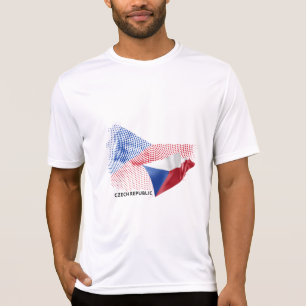 Tjeckiska flaggan t shirt