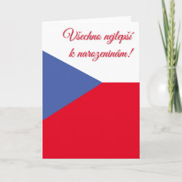 Tjeckiska födelsedagen kort