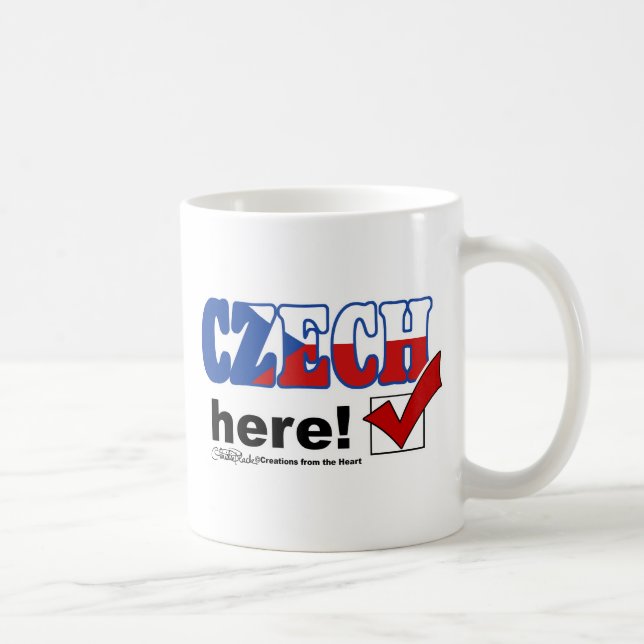 Tjeckiska här (ljus) kaffemugg (Höger)