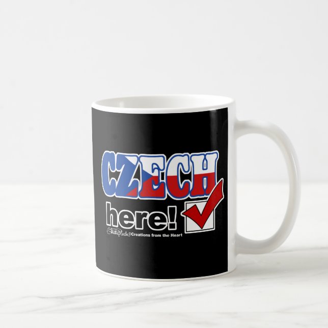 Tjeckiska här (Mörk) Kaffemugg (Höger)