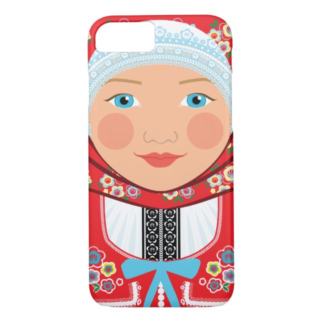 Tjeckiska Matryoshka Fodral Case-Mate iPhone Skal (Baksida)