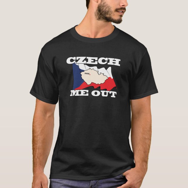 Tjeckiska mig ut t shirt (Framsida)