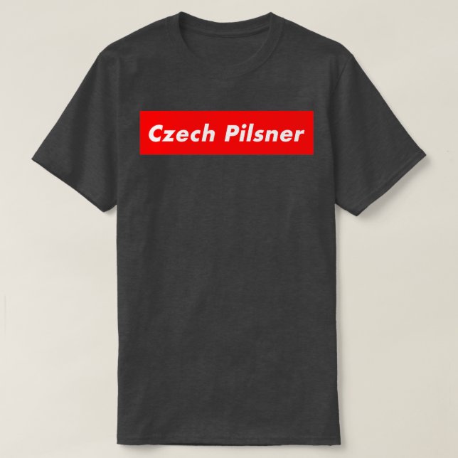 Tjeckiska Pilsner T T Shirt (Design framsida)