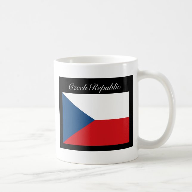 Tjeckiska republiken Flagga - Ceska Republika Kaffemugg (Höger)