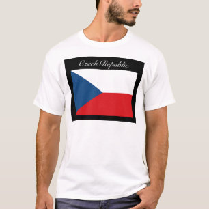 Tjeckiska republiken Flagga - Ceska Republika T Shirt
