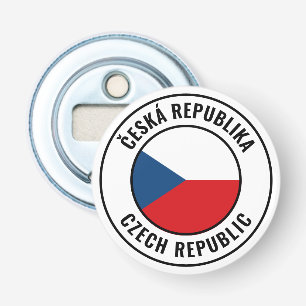 Tjeckiska republiken Flagga Gorgous Patriotic Flasköppnare