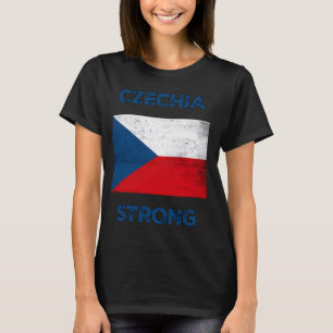 Tjeckiska republiken Starong, Flagga Tjeckien, Tje T Shirt