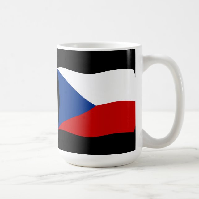 Tjeckiska Republikens Flagga Mugg (Höger)
